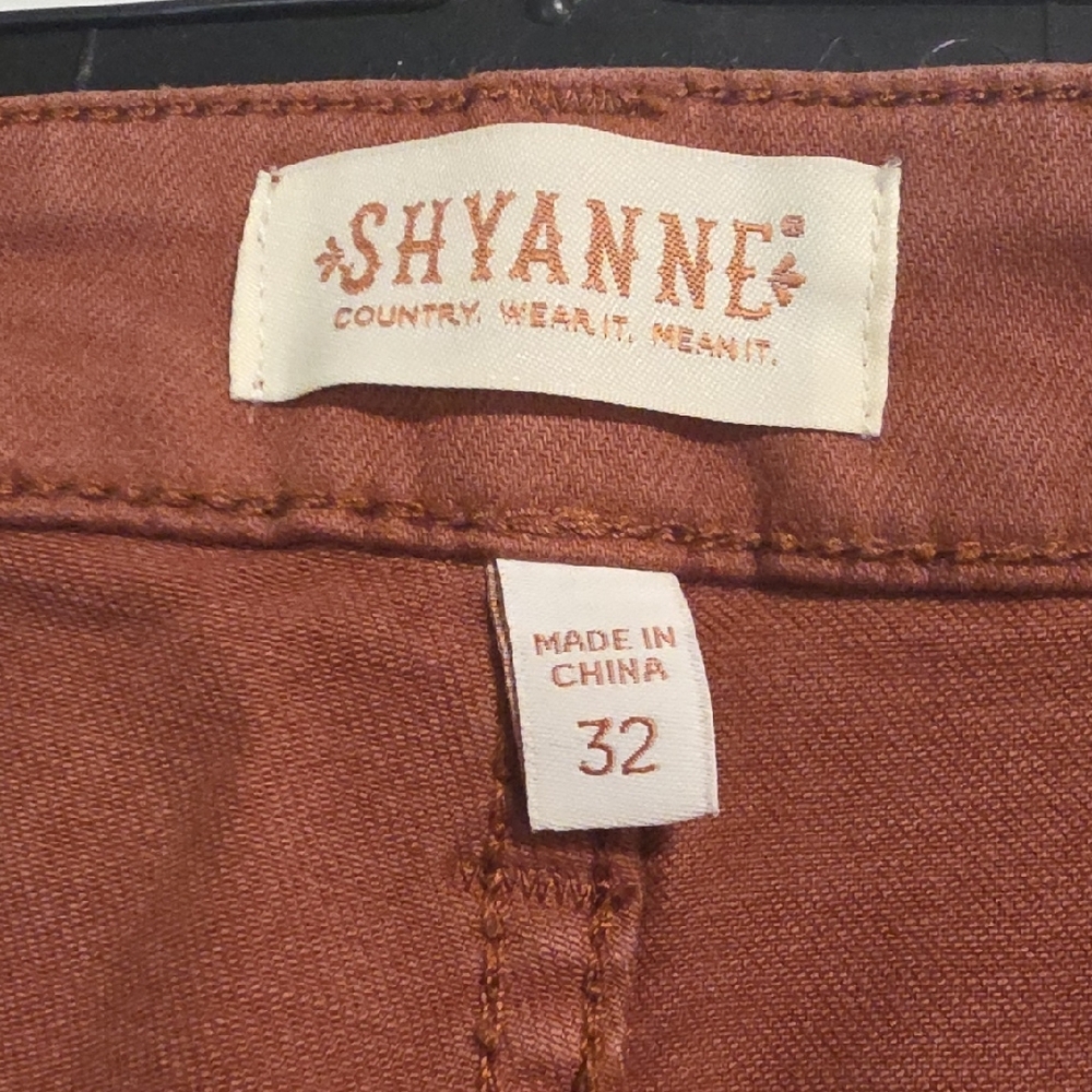 Shyanne Rust Flare & Wide Leg Jeans - Picture 2 of 7